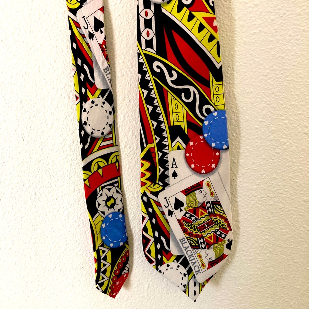 Blackjack Playing Cards Tie by Eagle Neckwear